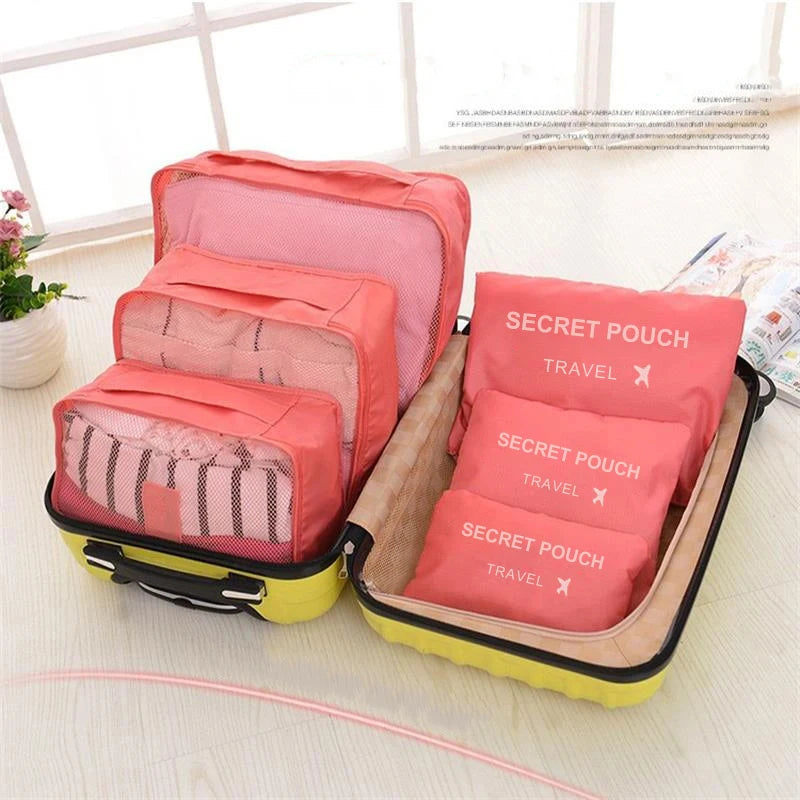 Organiseurs de Valise – Kit Compact 6 Pièces