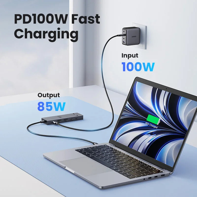 Hub USB-C UGREEN 10Gbps HDMI 4K60Hz PD100W