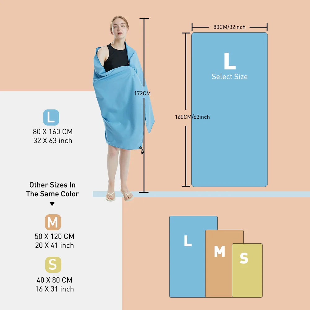 Serviette Microfibre Séchage Rapide