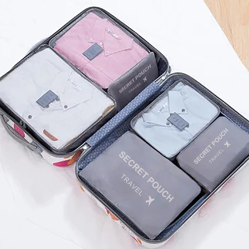 Organiseurs de Valise – Kit Compact 6 Pièces