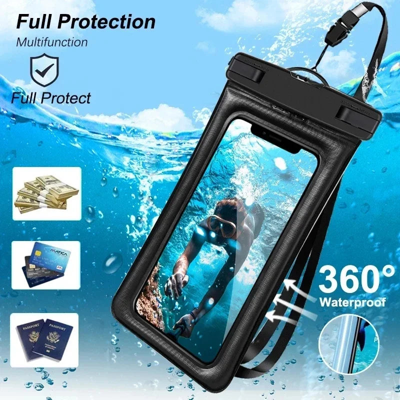 Pochette Étanche Waterproof pour Téléphone - Bagage Léger
