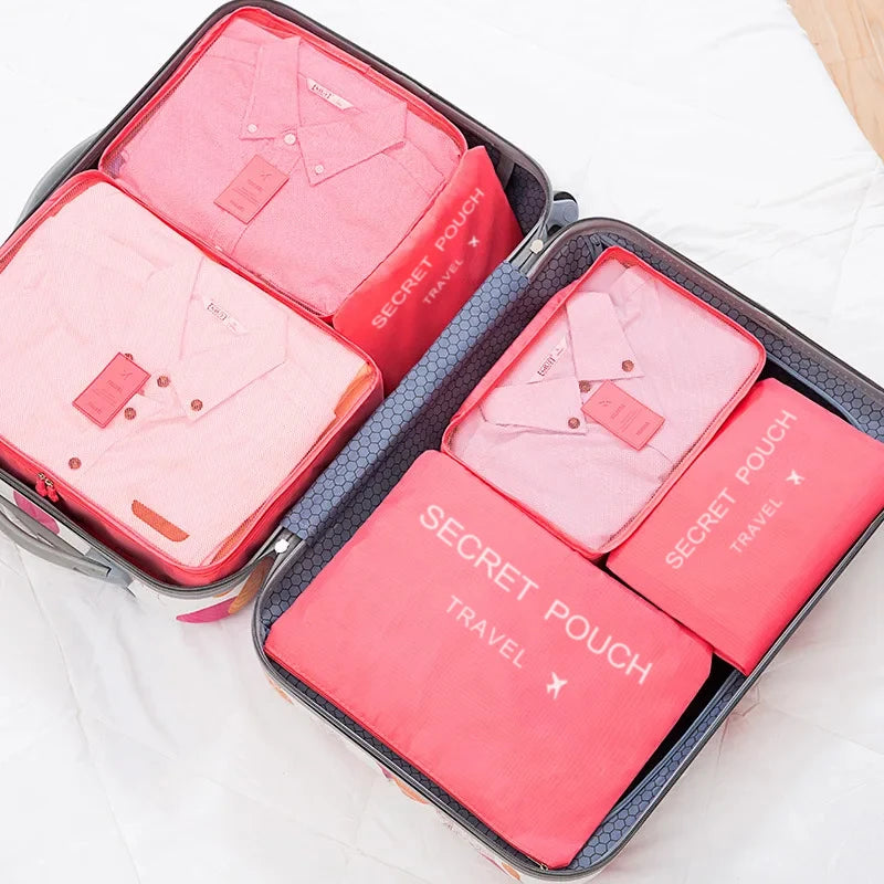 Organiseurs de Valise – Kit Compact 6 Pièces
