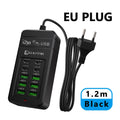 Adaptateur de Voyage Multiprise USB 10 Ports