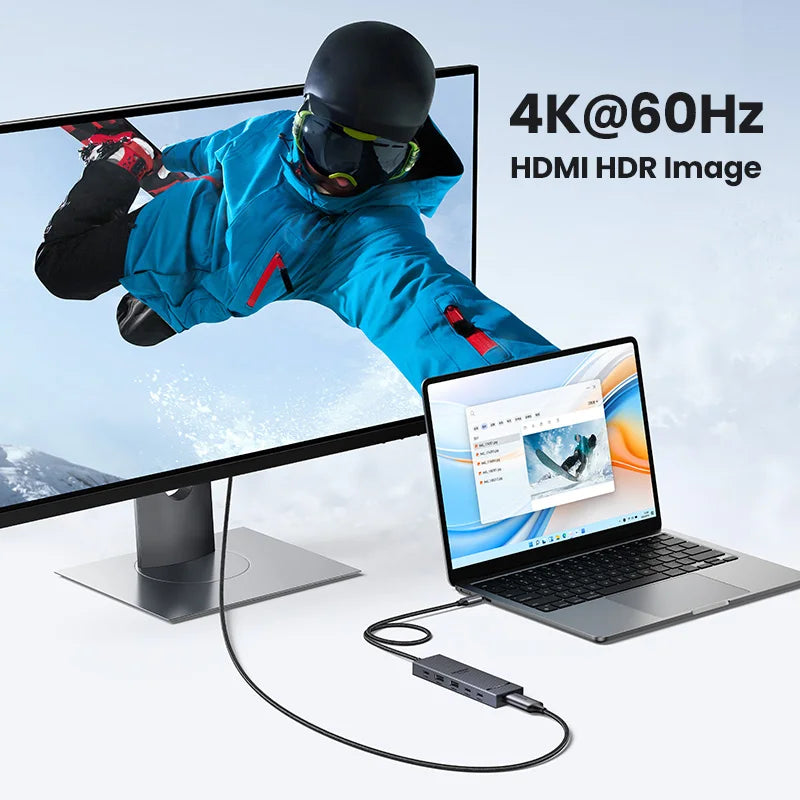 Hub USB-C UGREEN 10Gbps HDMI 4K60Hz PD100W