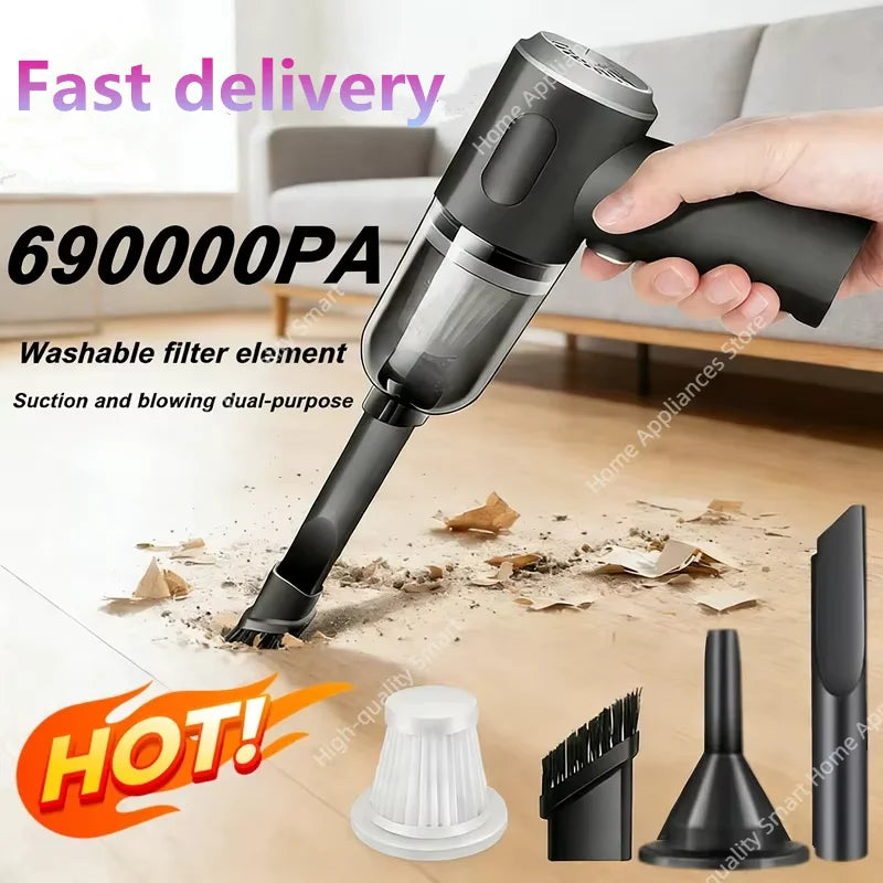Aspirateur de voiture sans fil puissant 690000Pa