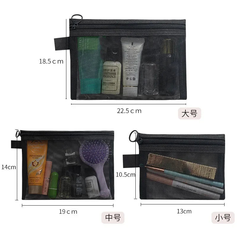 Trousse de Toilette Transparente – Maquillage & Accessoires