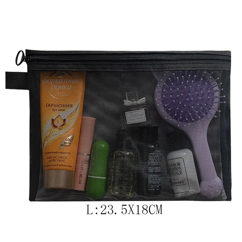 Trousse de Toilette Transparente – Maquillage & Accessoires