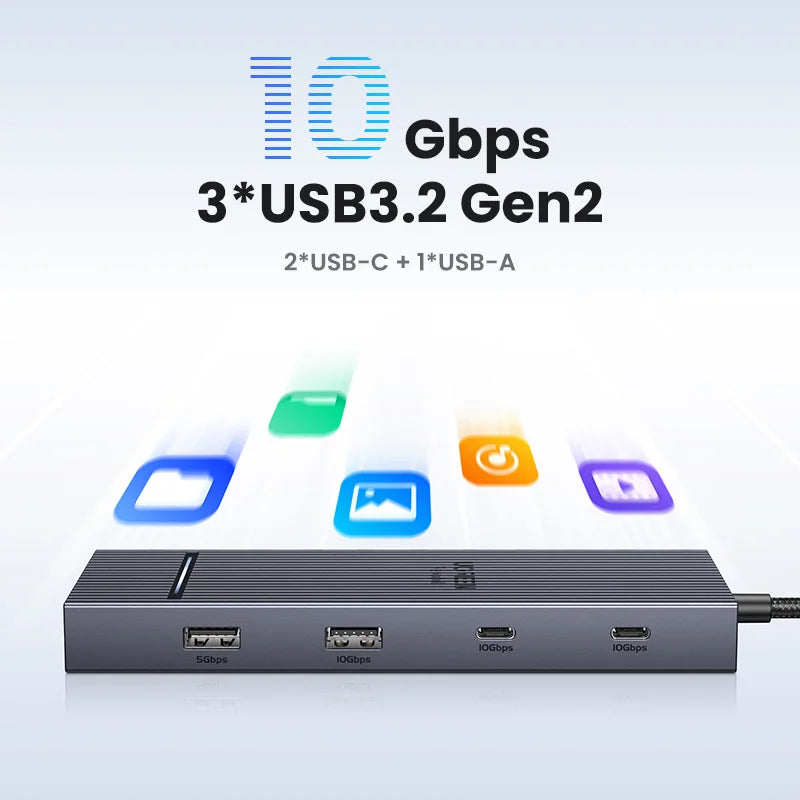 Hub USB-C UGREEN 10Gbps HDMI 4K60Hz PD100W