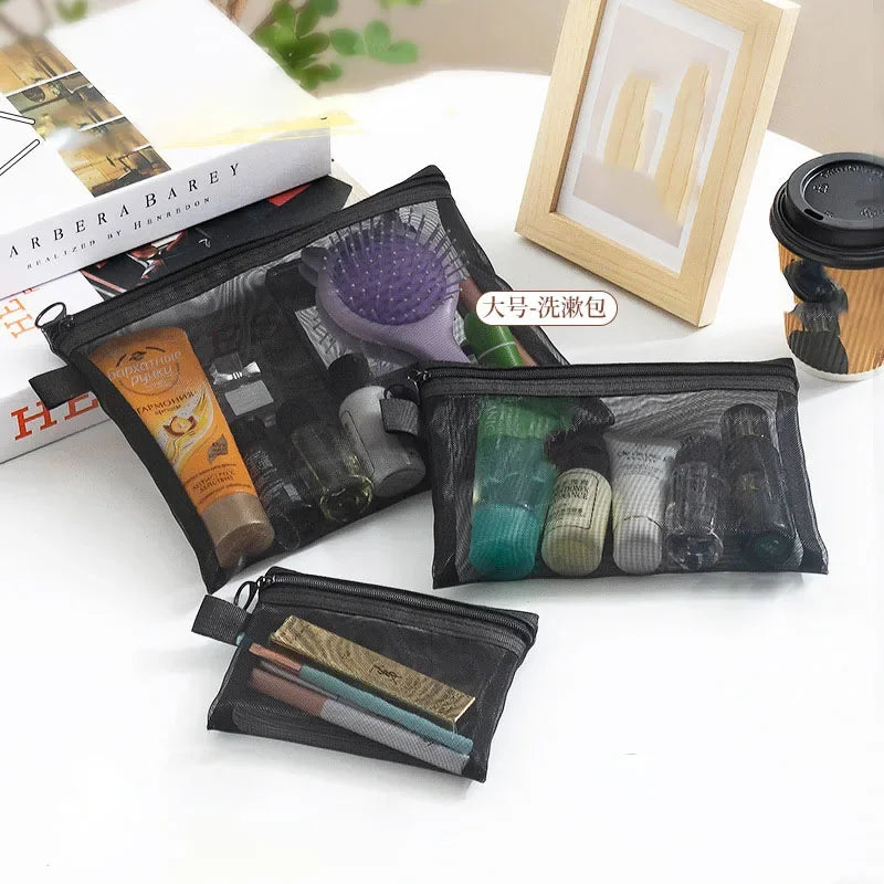Trousse de Toilette Transparente – Maquillage & Accessoires