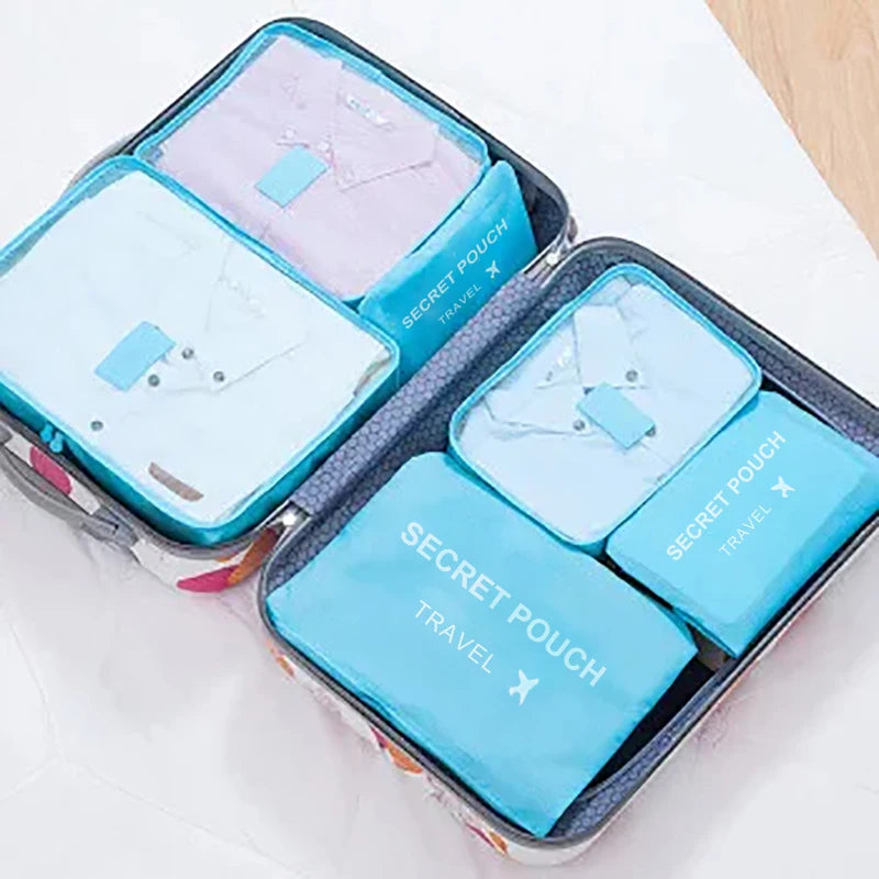 Organiseurs de Valise – Kit Compact 6 Pièces