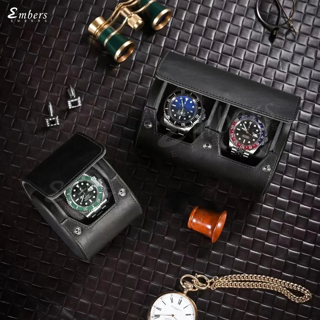 Écrin à Montres en Cuir