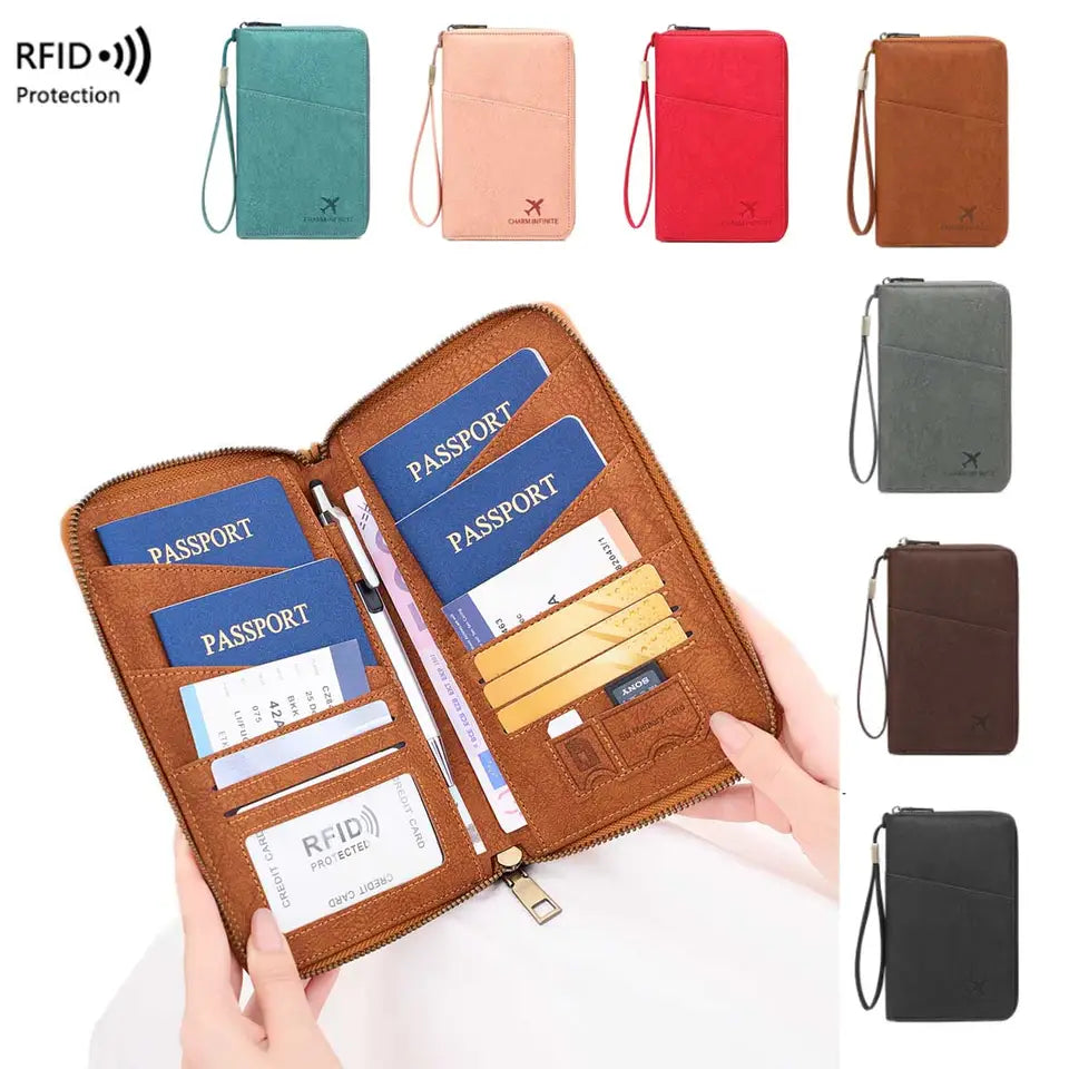 Carnet Passeport Anti-RFID - Bagage Léger