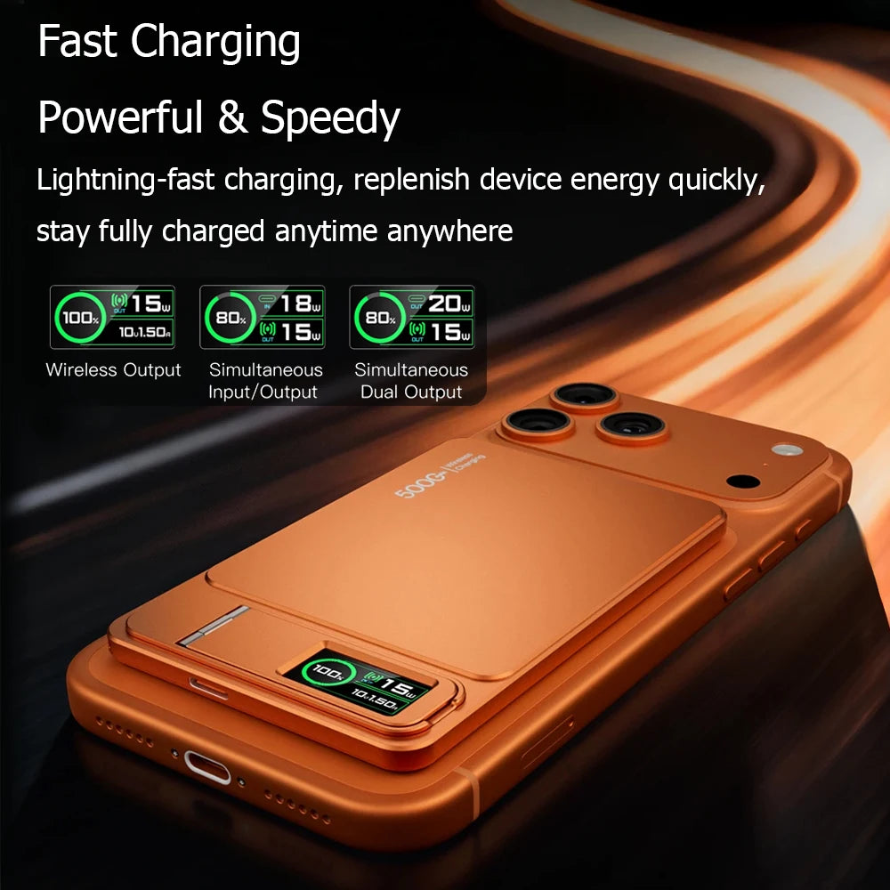 Powerbank Magnétique Sans Fil MagSafe 10000mAh