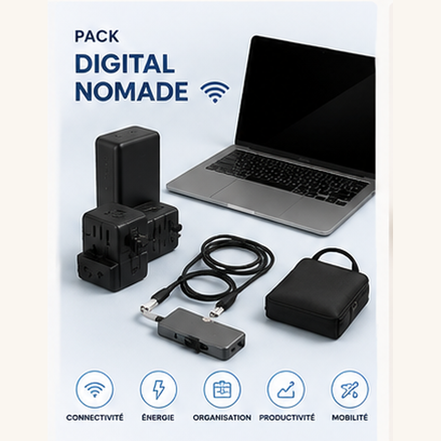 Pack Digital Nomad - Bagage Léger